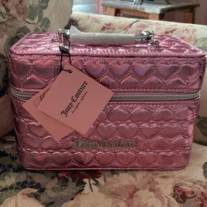 Juicy Couture Train Case NWT Beautiful and Sturdy for Travel and More